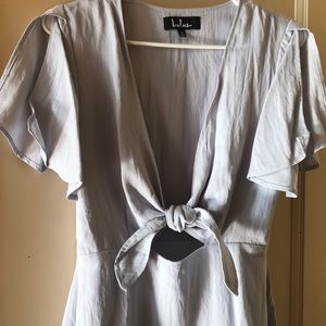 Adorable Tie-front Lulus Dress